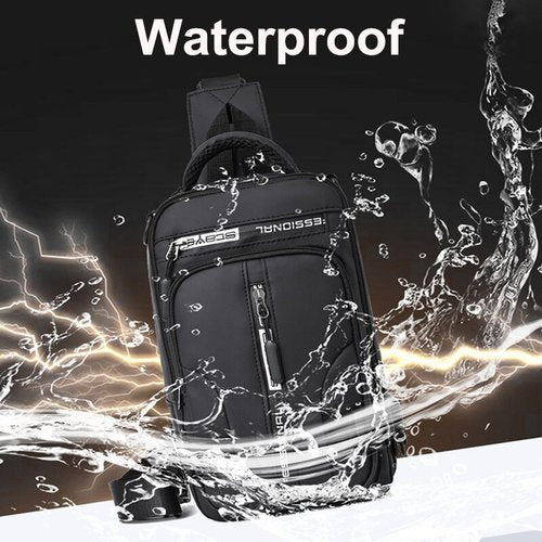 SecureNylon – Sac Imperméable Anti-Vol Bandoulière