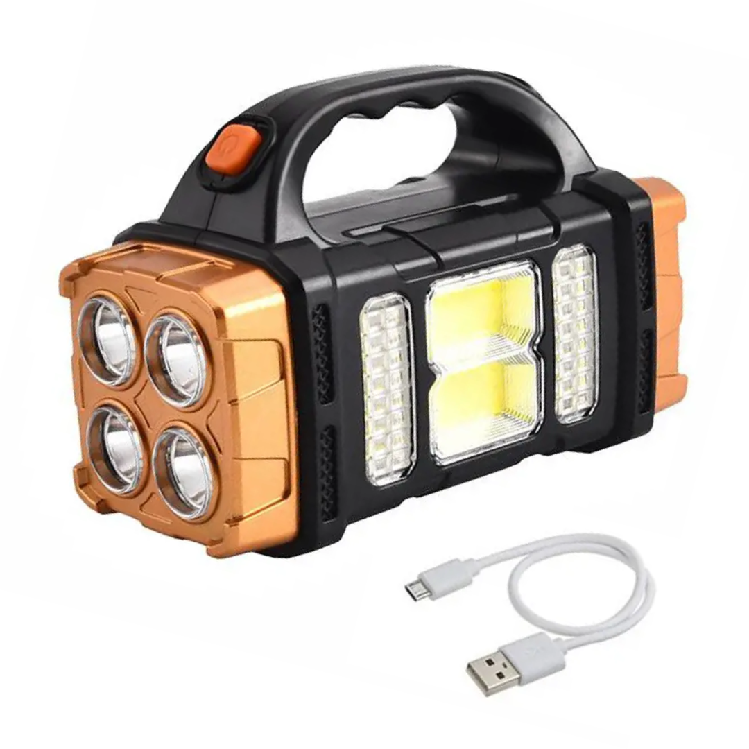 SolarBeam - Lampe d'Urgence 3-en-1 Solaire