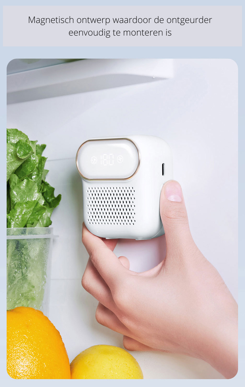 FreshBreeze - Désodorisant Réfrigérateur Anti-Odeurs