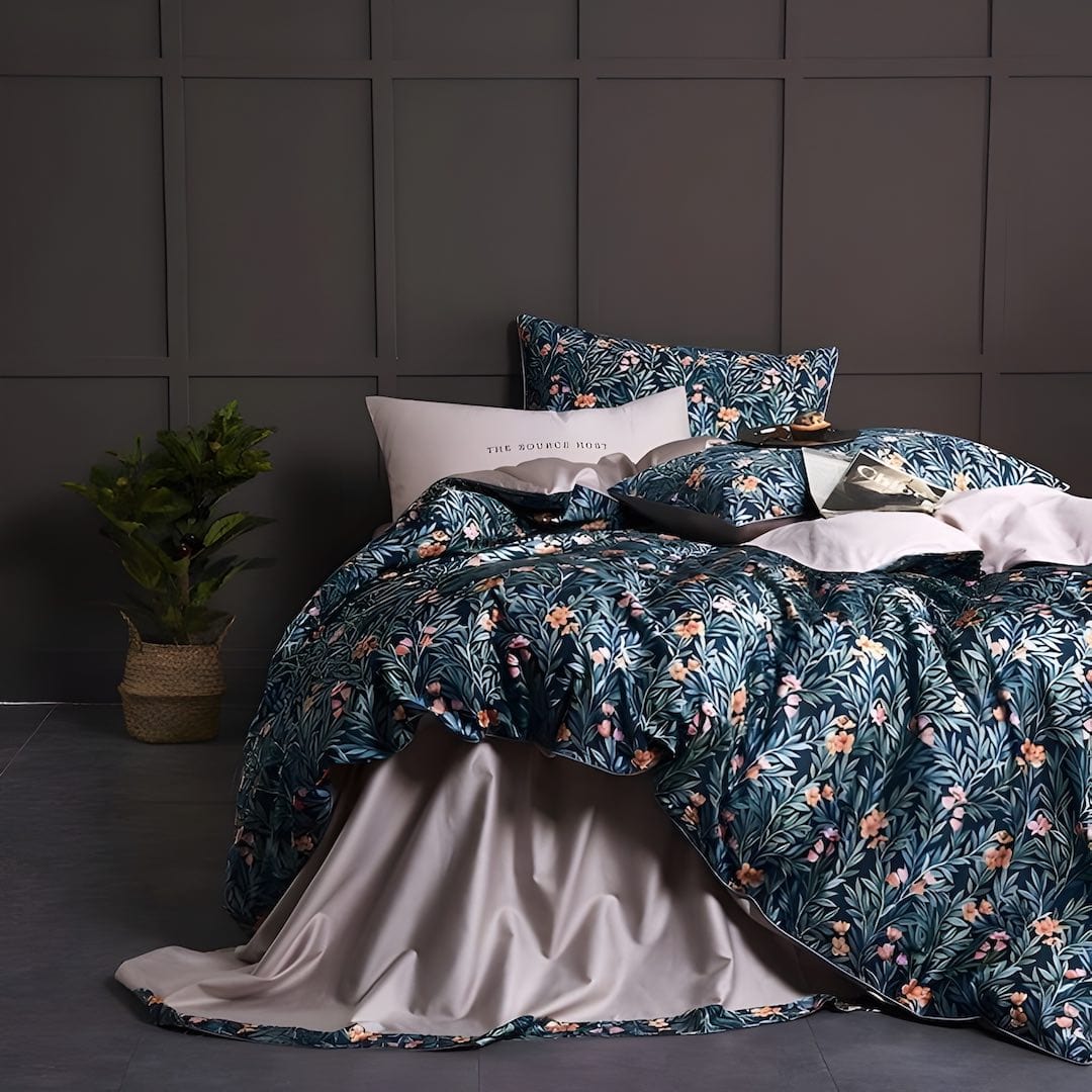 SilkenDream - Parure de housse de couette en coton égyptien de luxe