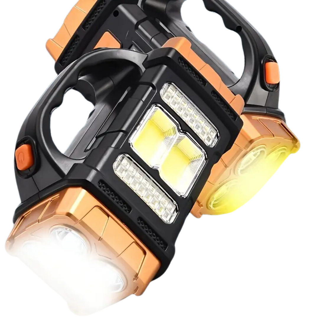 SolarBeam - Lampe d'Urgence 3-en-1 Solaire