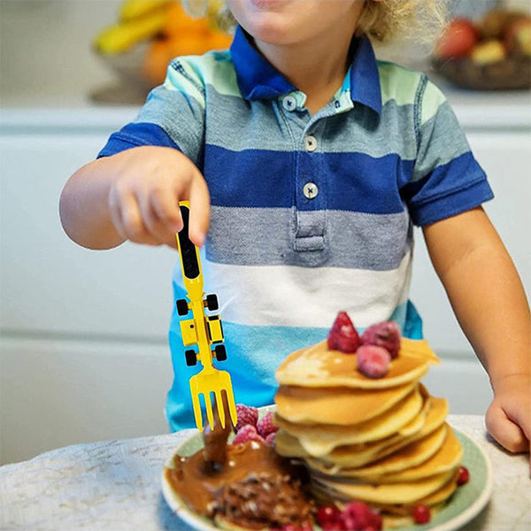 ConstructoFork - Set Couverts Robustes pour Enfants
