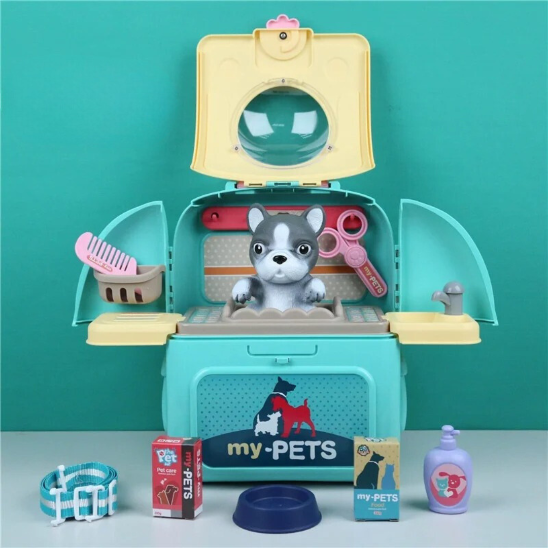 Pet Paradise - Coffret de Toilettage Portable pour Enfants