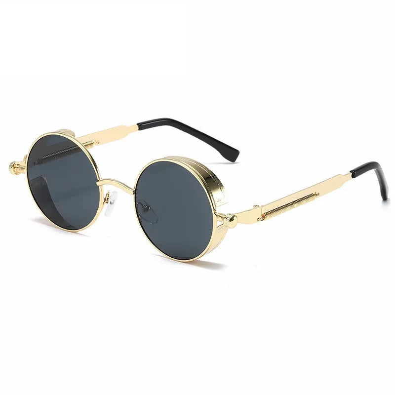 Kevin Shades - Lunettes de Soleil Rondes Vintage