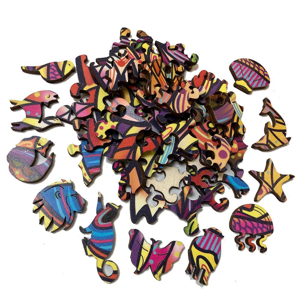 WoodenPuzzle – Art en Bois Colibri Flottant