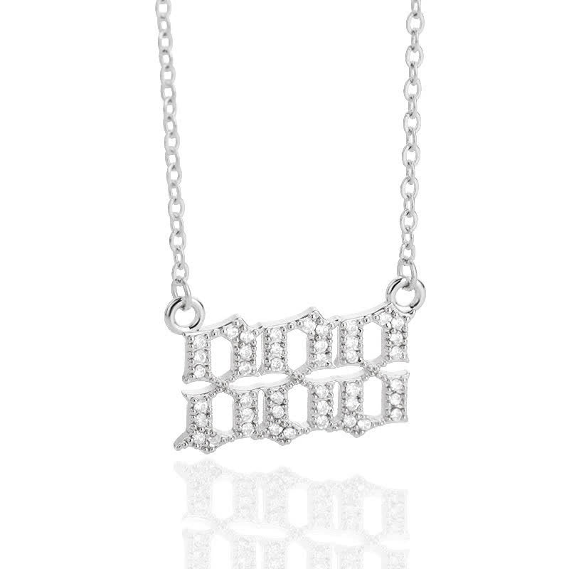 Seraphina - Collier nombres angéliques en zircone
