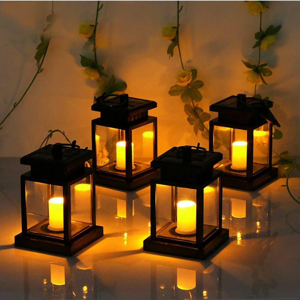 SoleilChaleur - Lanterne Solaire LED Suspendue pour Jardin