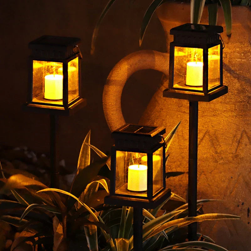 SoleilChaleur - Lanterne Solaire LED Suspendue pour Jardin