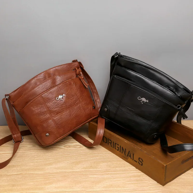 LuxuryCarry - Sac Bandoulière Cuir Spacieux Luxe