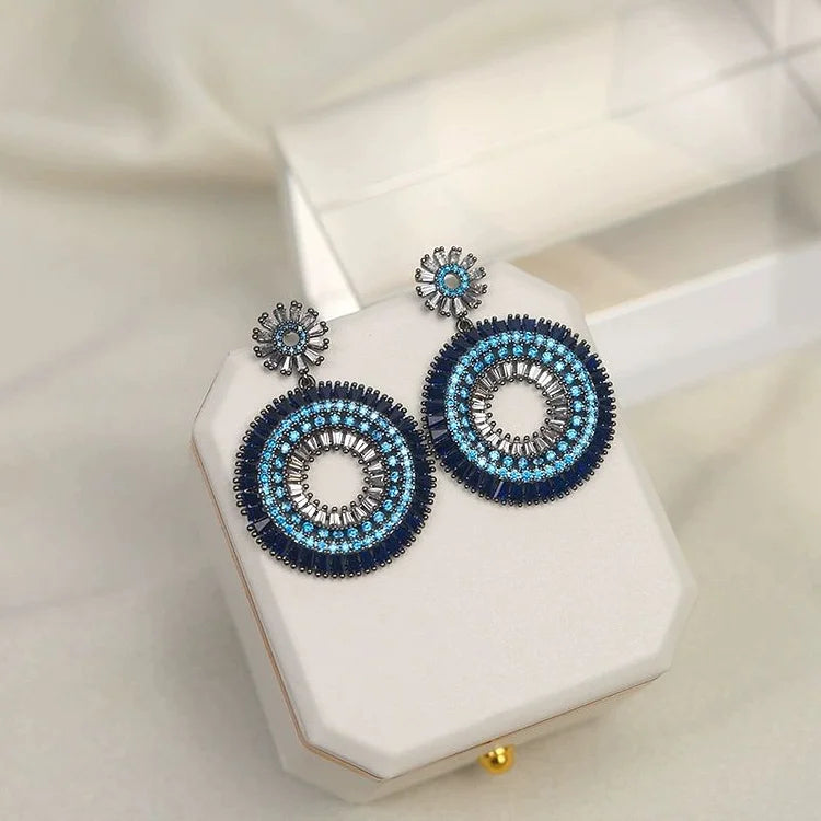Layla - Boucles mauvais œil en argent, style et protection
