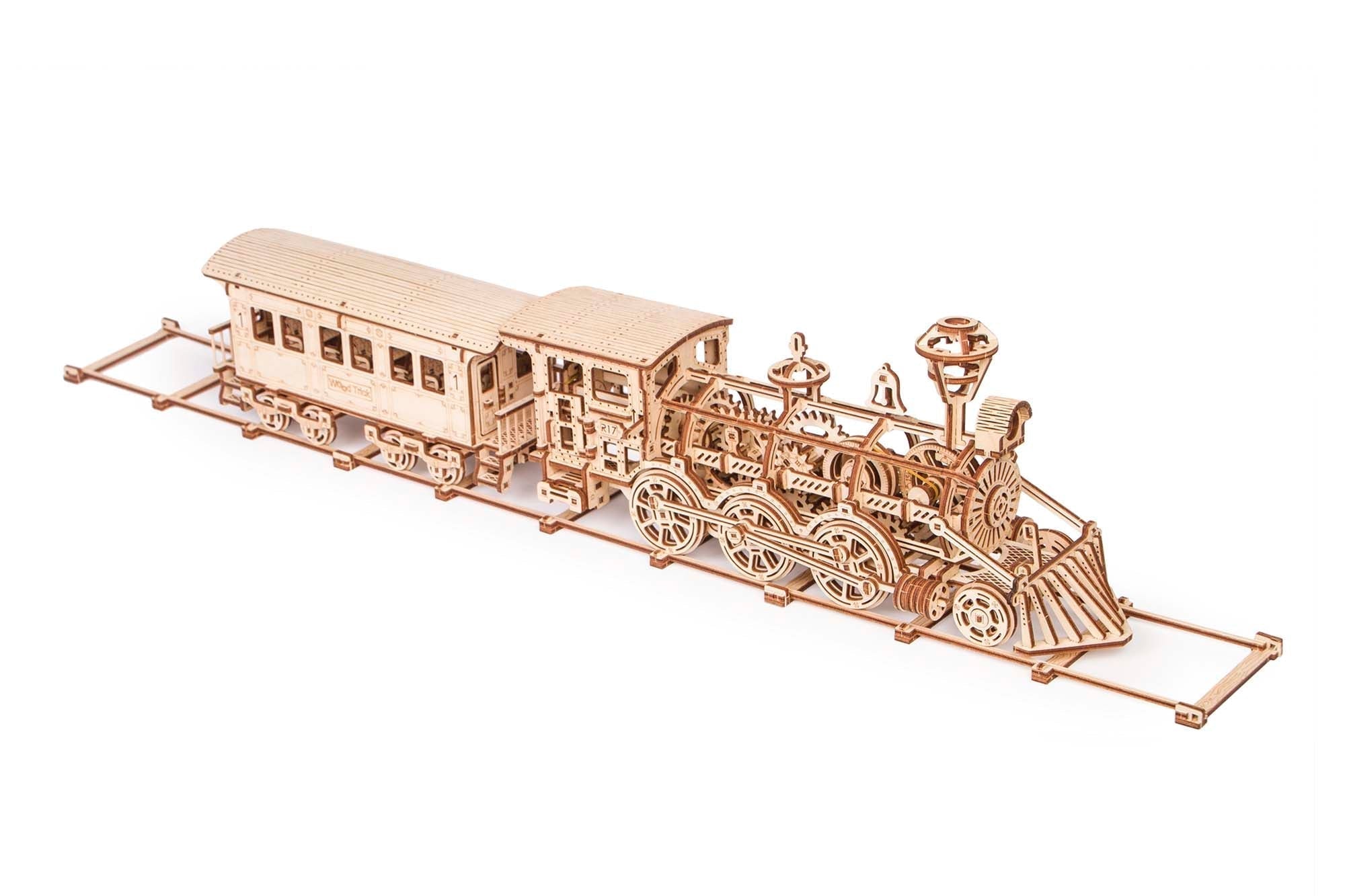 TrainCraft 3D Puzzle – Locomotive Historique avec Wagon
