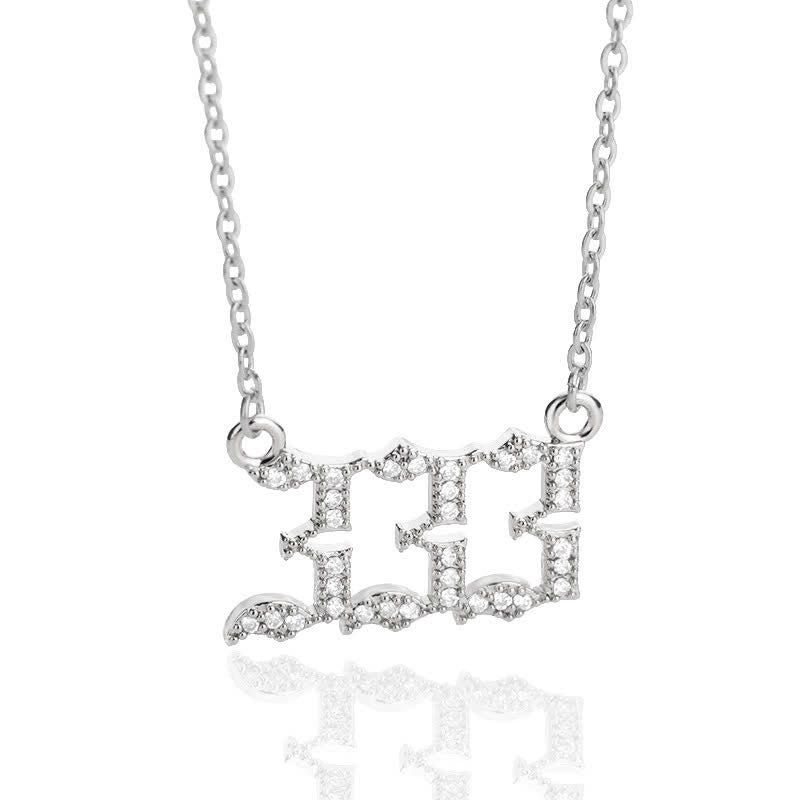 Seraphina - Collier nombres angéliques en zircone