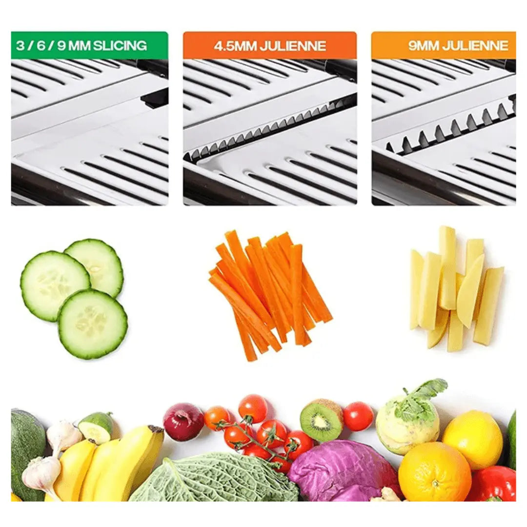 PrecisionSlice – Mandoline Inox Stylée