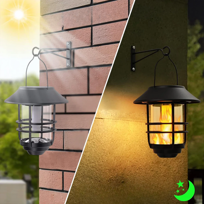 Flamma Glow - Appliques solaires effet flamme pour extérieur