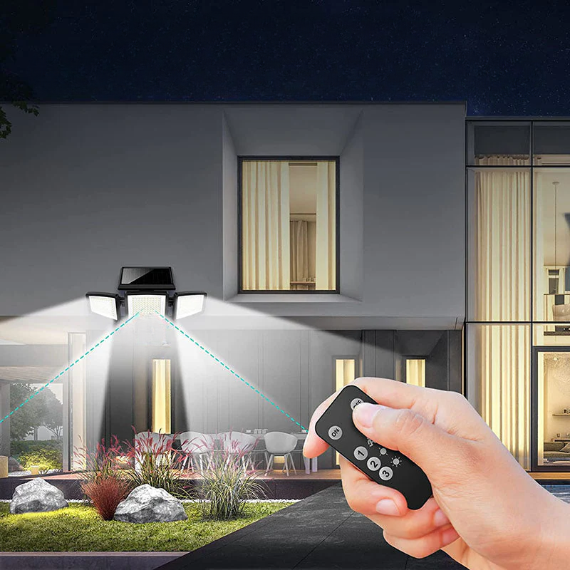 Secureshine - Projecteur Solaire LED de Sécurité avec Détecteur de Mouvement