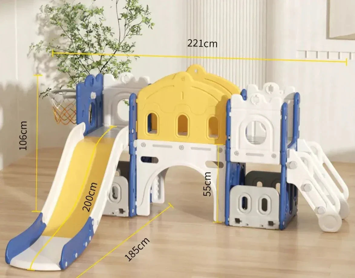 Mini Play Haven – Toboggan & Balançoire Enfant