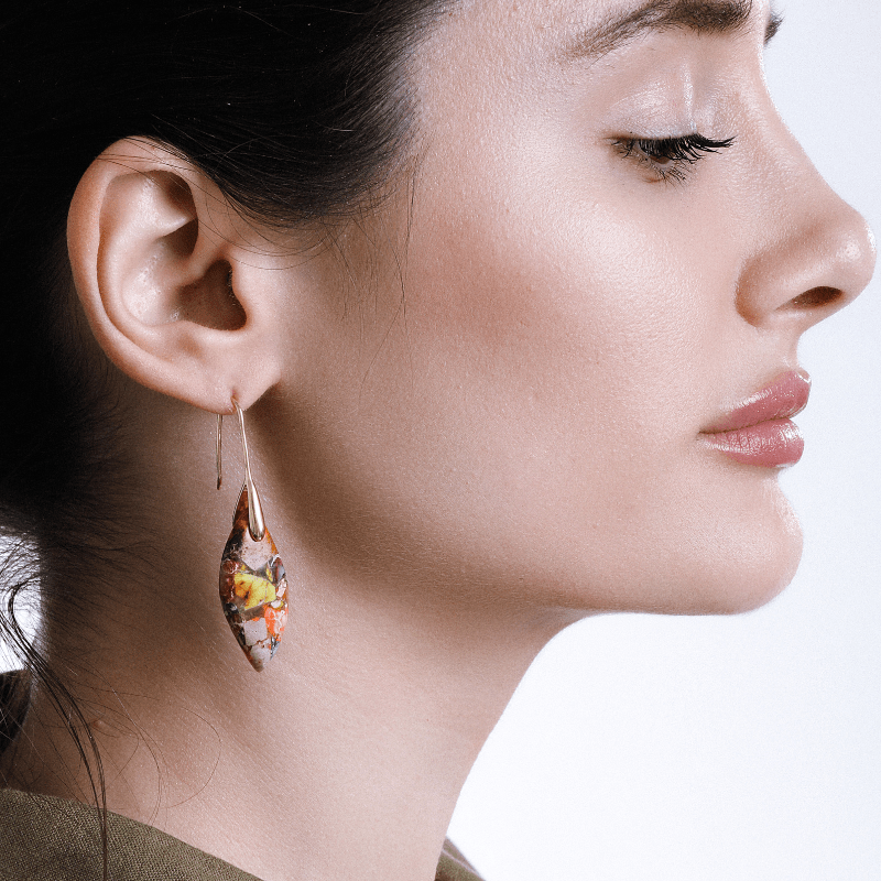 Amaris Earrings - Boucles d'Oreilles Goutte Élégantes
