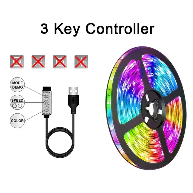 GlowShift - Ruban LED RGB pour Chambre et TV