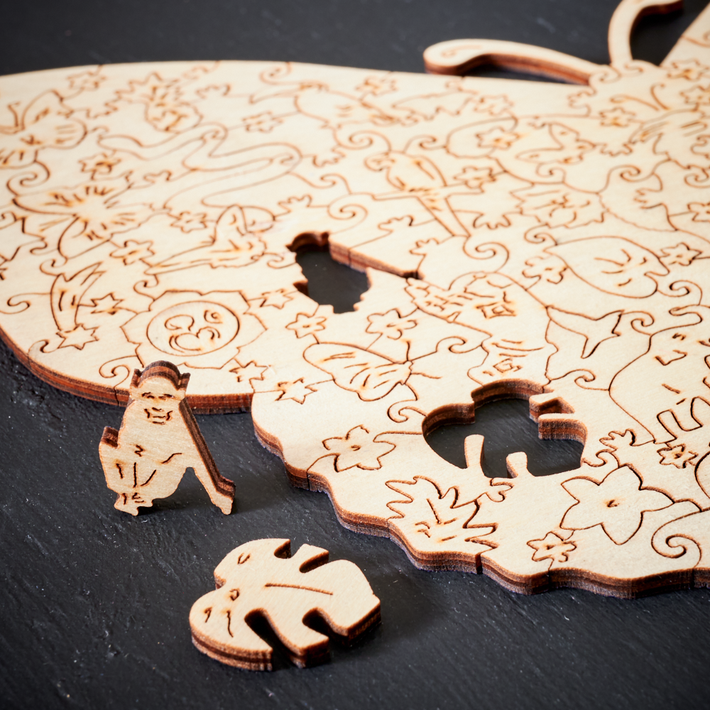 ColorCraft Puzzles – Puzzles en Bois Premium Variés