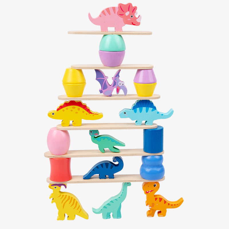 DinoStack Game – Jeu d'Empilement Créatif Dinosaures