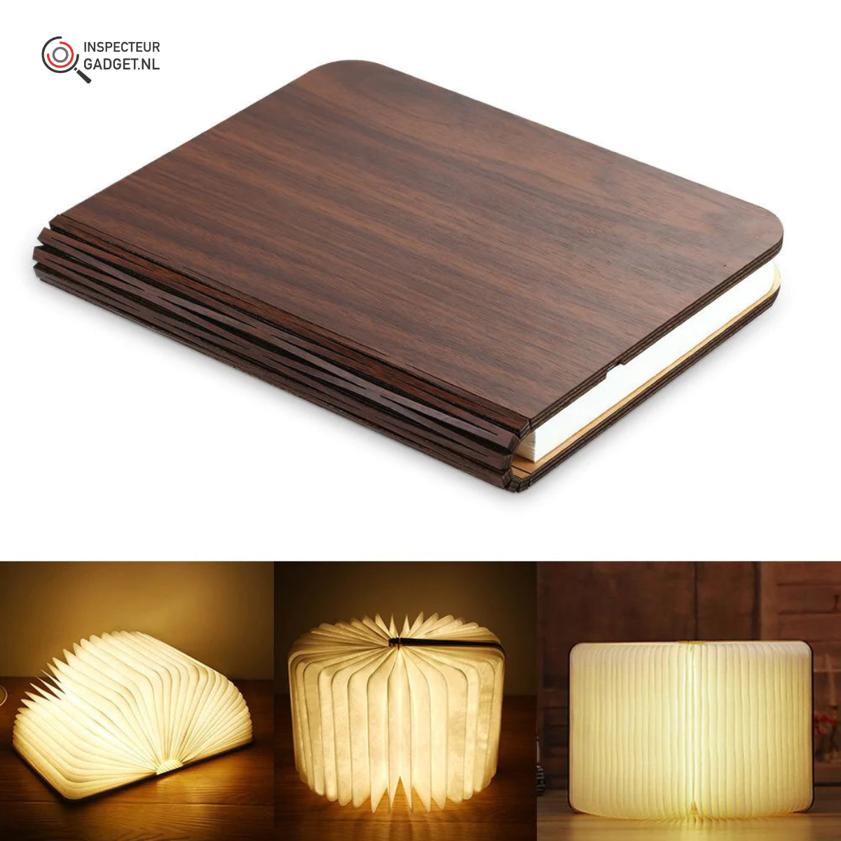 NovelGlow - Lampe de table sans fil rechargeable