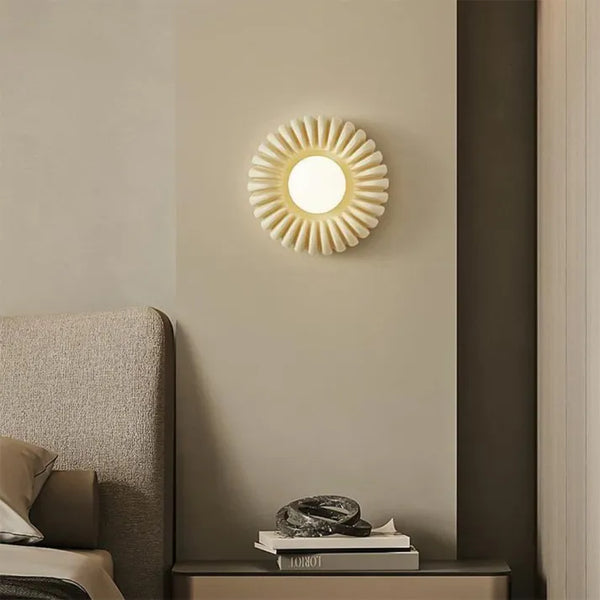 ArtisanGlow - Applique Murale en Résine Élégante pour Chambre