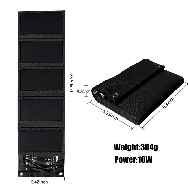 SolarFold Powerbank - Chargeur Solaire Pliable