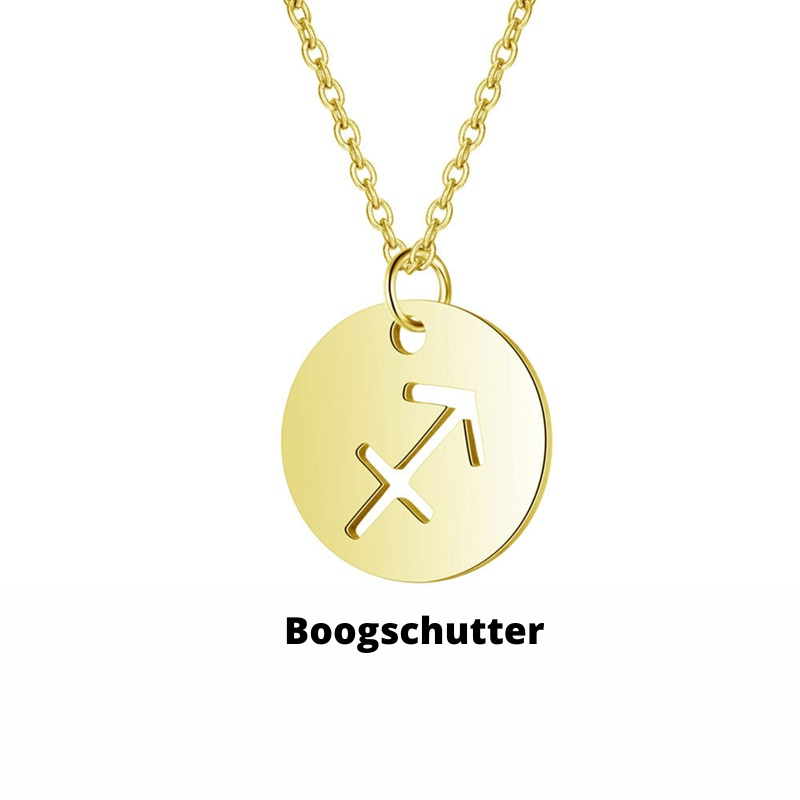 Collier Signe du Zodiaque - Or, Argent ou Or Rose