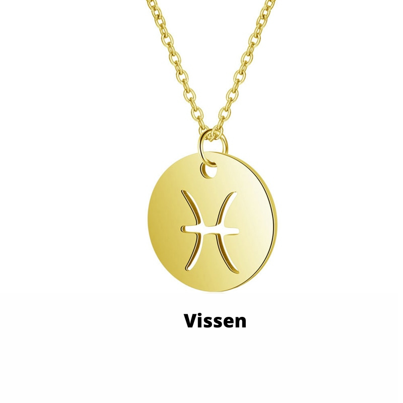 Collier Signe du Zodiaque - Or, Argent ou Or Rose