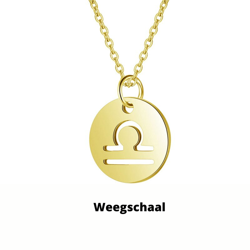 Collier Signe du Zodiaque - Or, Argent ou Or Rose