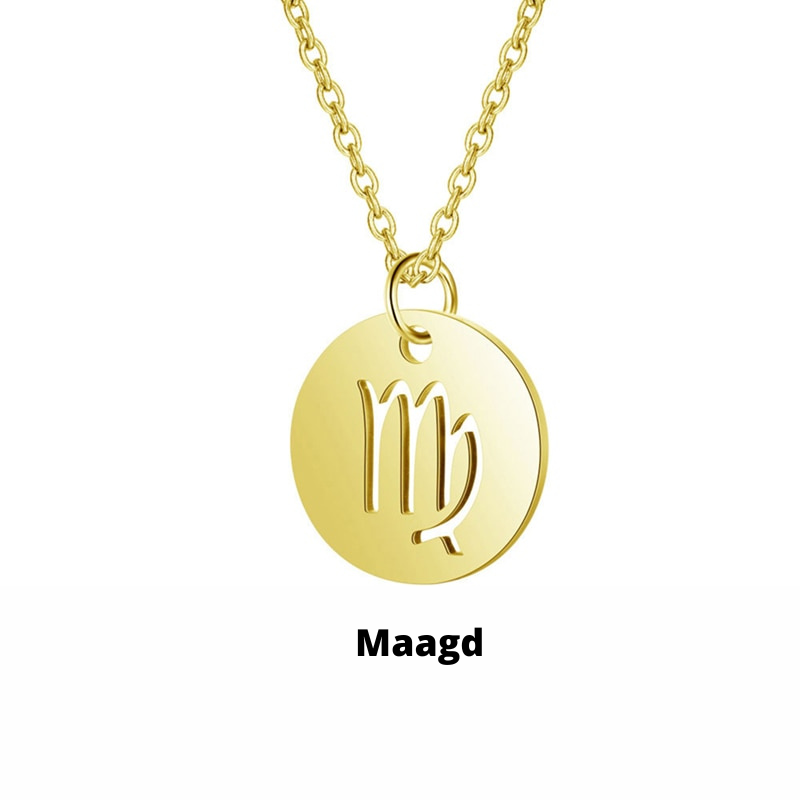 Collier Signe du Zodiaque - Or, Argent ou Or Rose