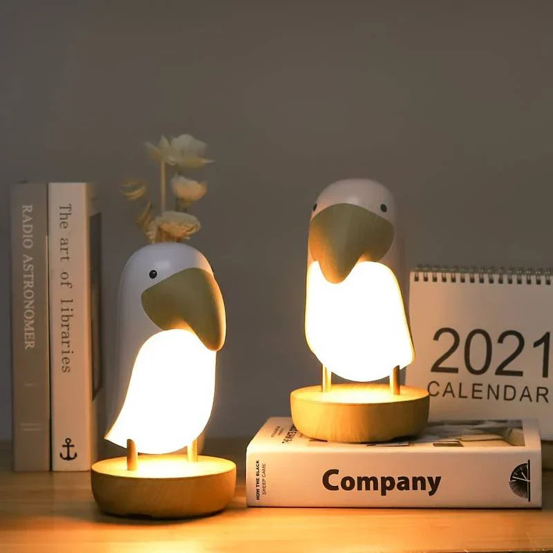 PeckLight - Veilleuse Rechargeable Forme Oiseau