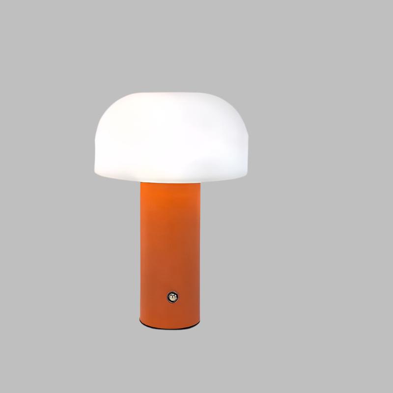 MushroomGlow - Lampe de Table Sans Fil Minimaliste à Intensité Variable