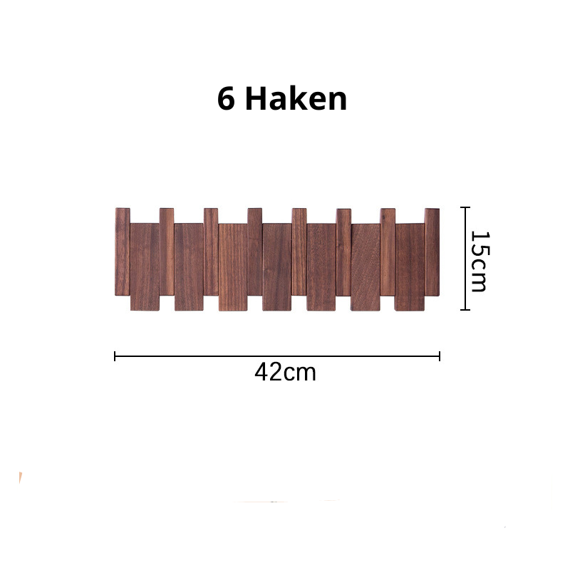 HarmonyHook - Porte-Manteau Mural en Bois Réglable et Élégant