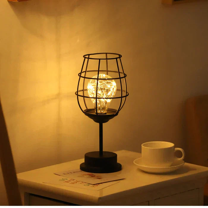 LumiGris - Élégante Lampe de Table pour Intérieur