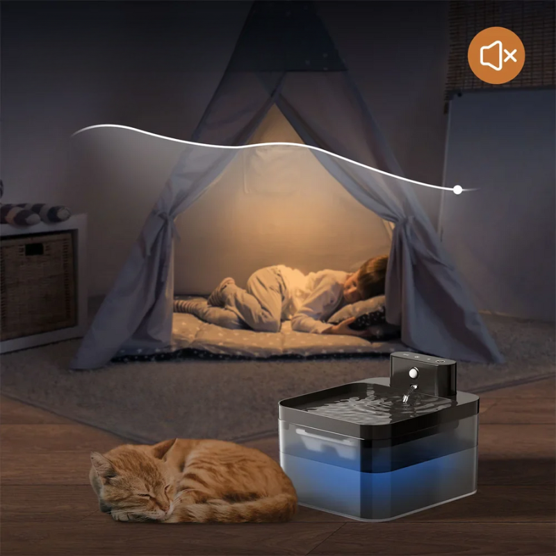 PureFlow Fountain - Fontaine a eau sans fil intelligente pour chat