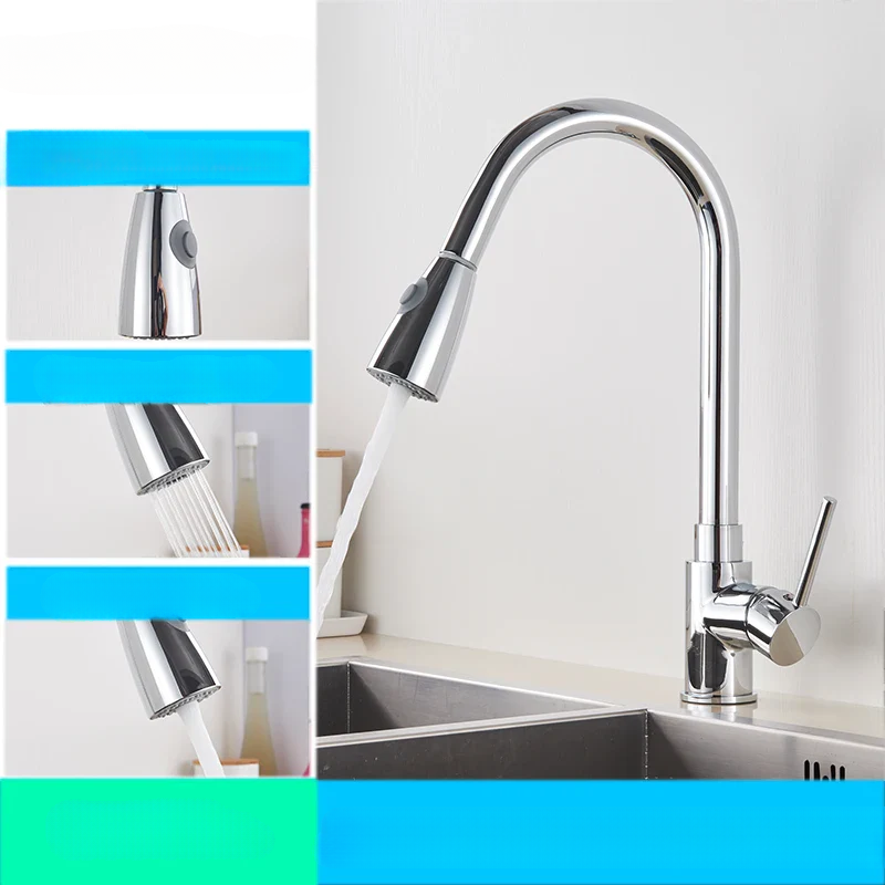 FlexiStream - Robinet de cuisine intelligent avec bec flexible