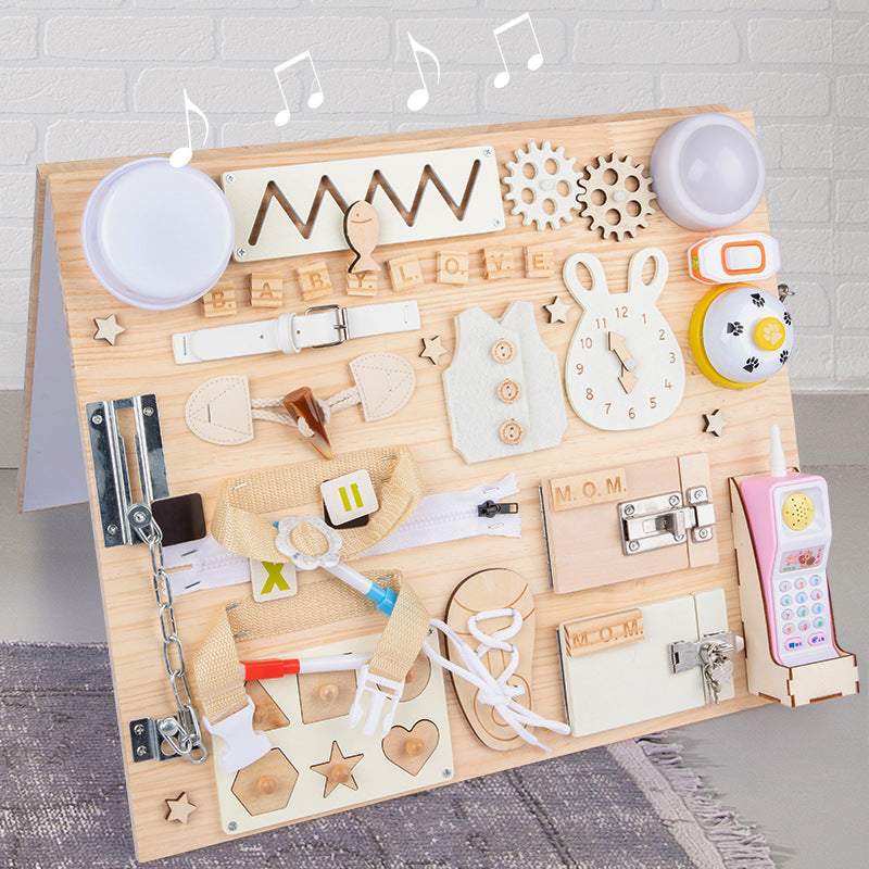 WoodPlay Board – Tableau Éducatif en Bois Créatif