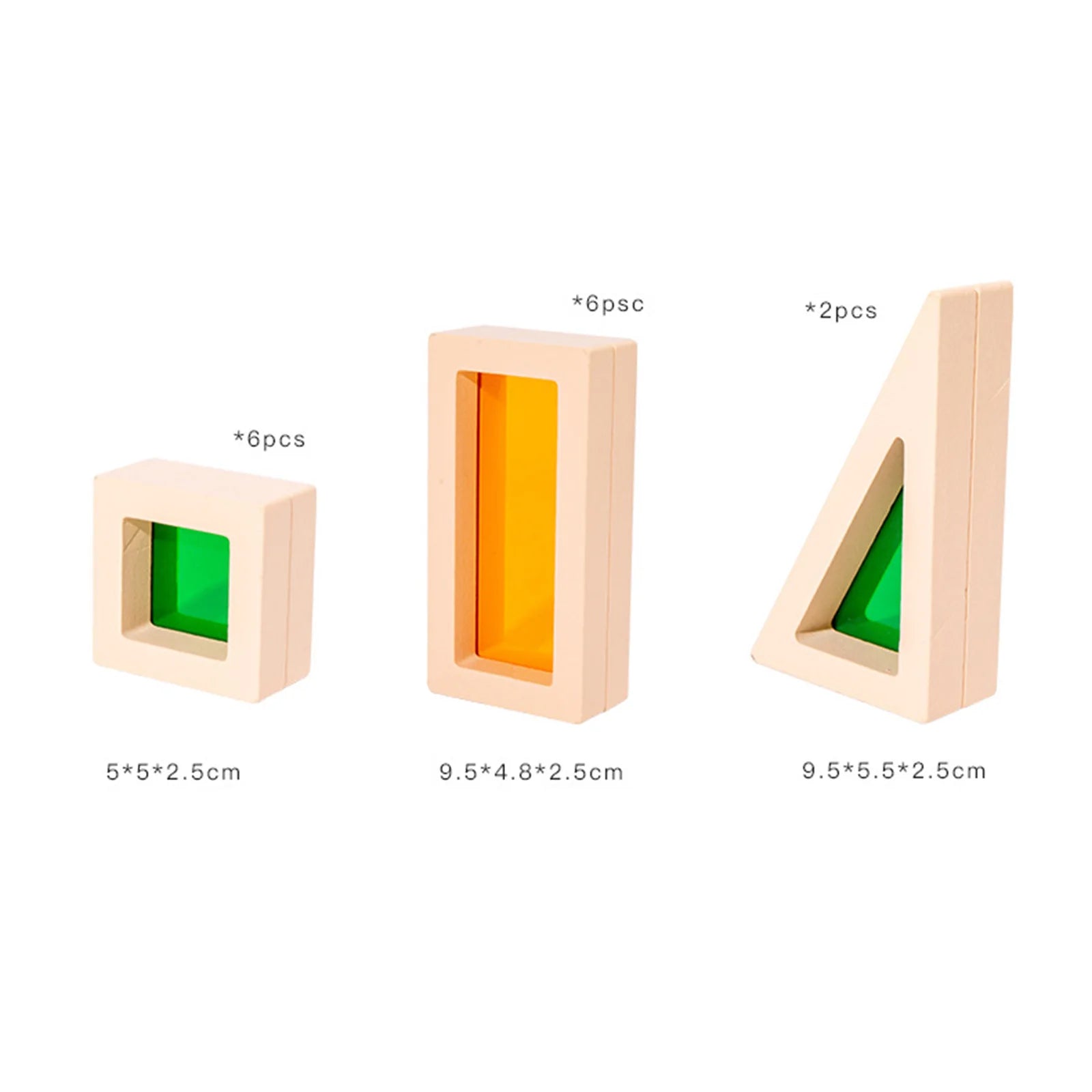 CreativeBlocks – Blocs en Bois Colorés pour Enfants