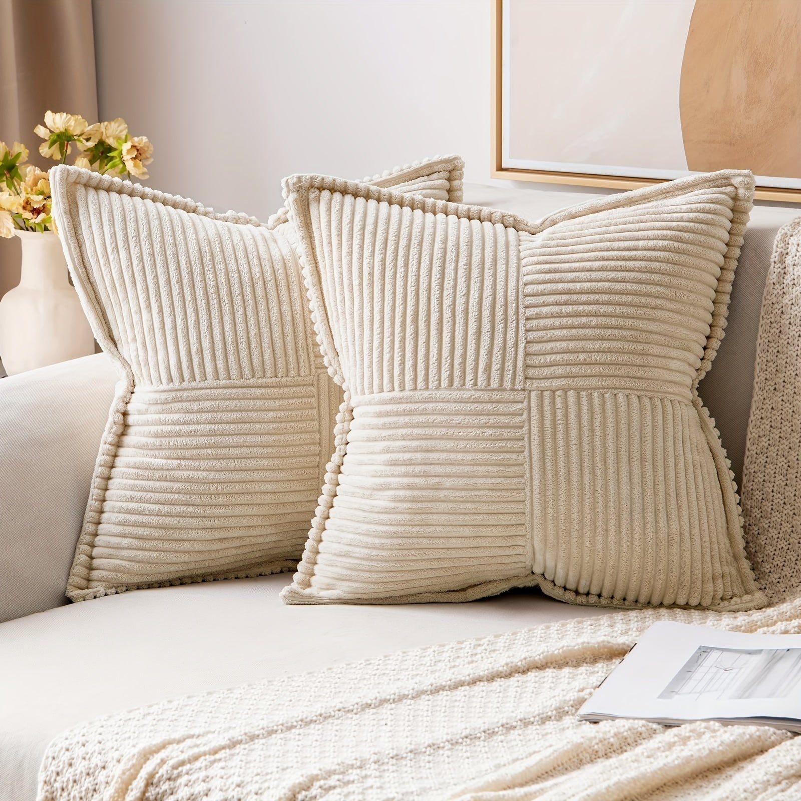 CozyNest - Housse de Coussin Élégante pour Canapé et Chambre