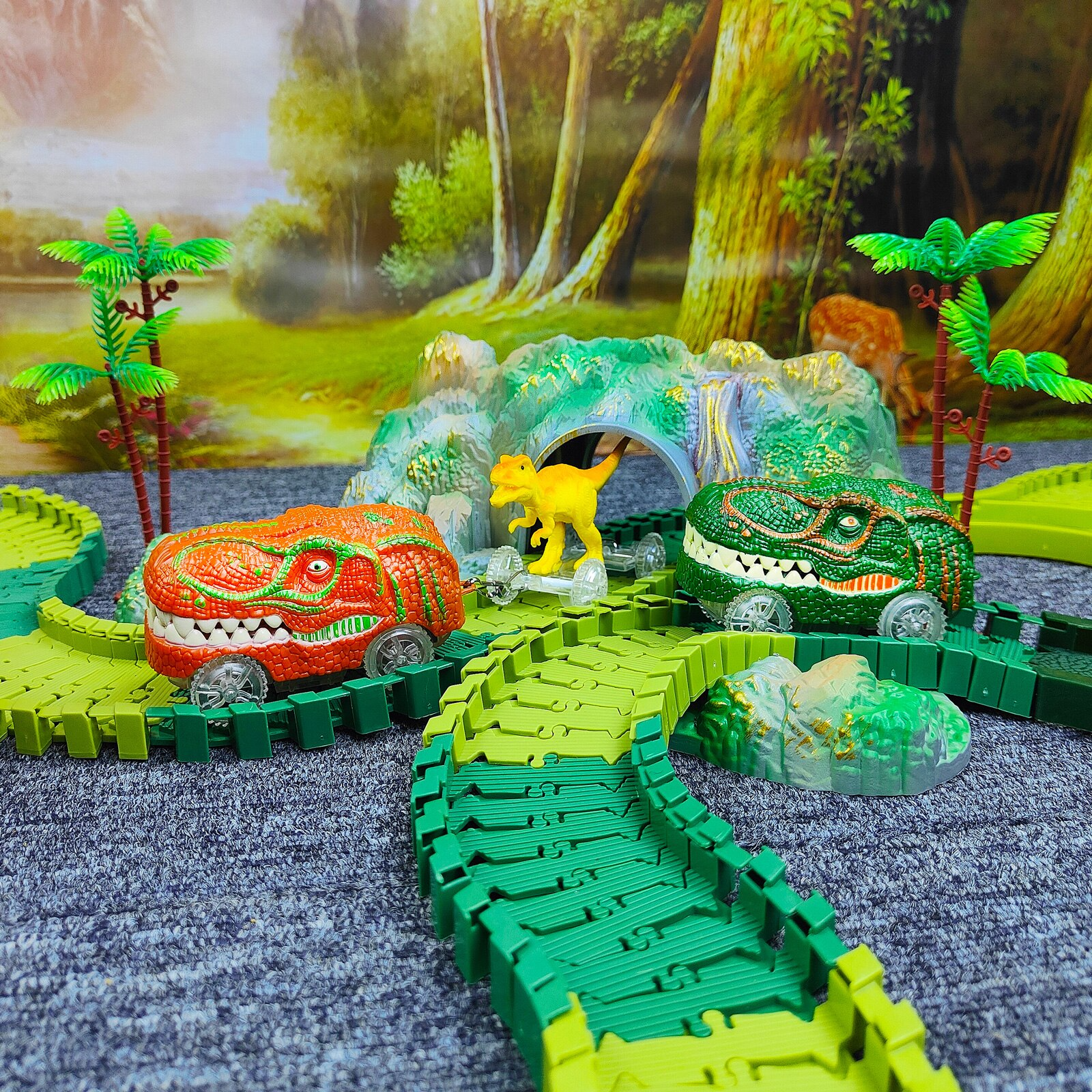 DinoExpress Train Set – Set Dino Aventure pour Enfants