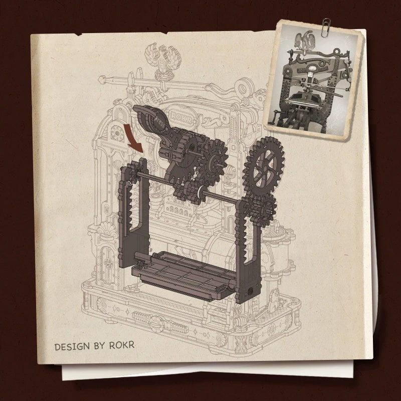 PressMaster 3D Puzzle – Expérience DIY Presse Historique