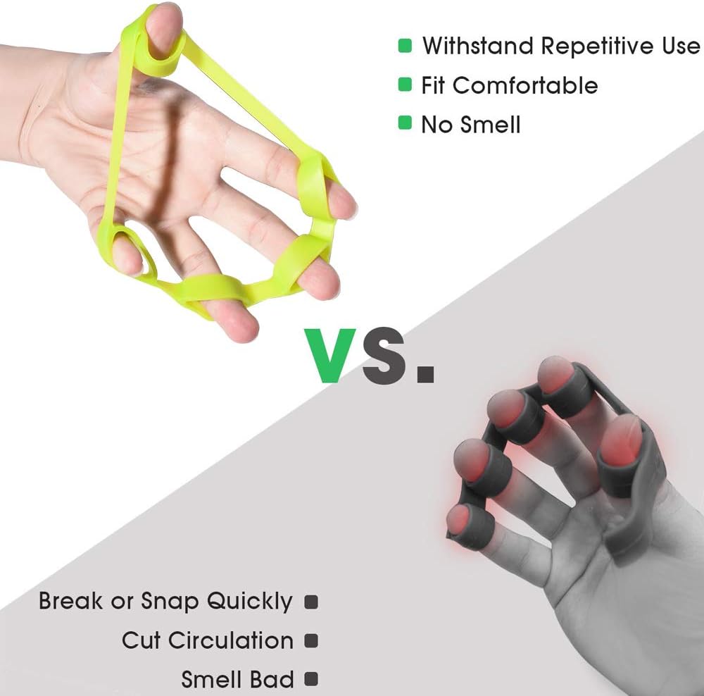 PowerGrip Set – Renforce-Mains Musculation (6 Pièces)