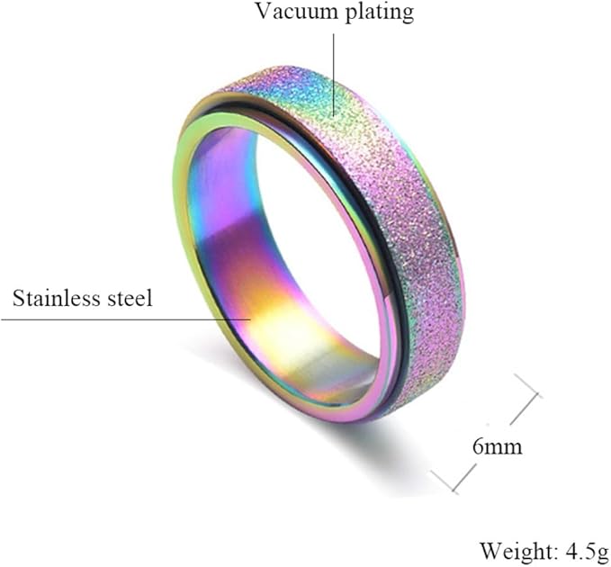 Sereno Spinner Ring - Accessoire Lumineux Relaxant