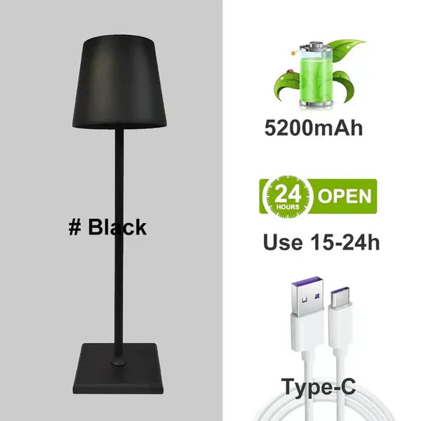 LumiNova - Lampe de table en aluminium réglable pour la maison