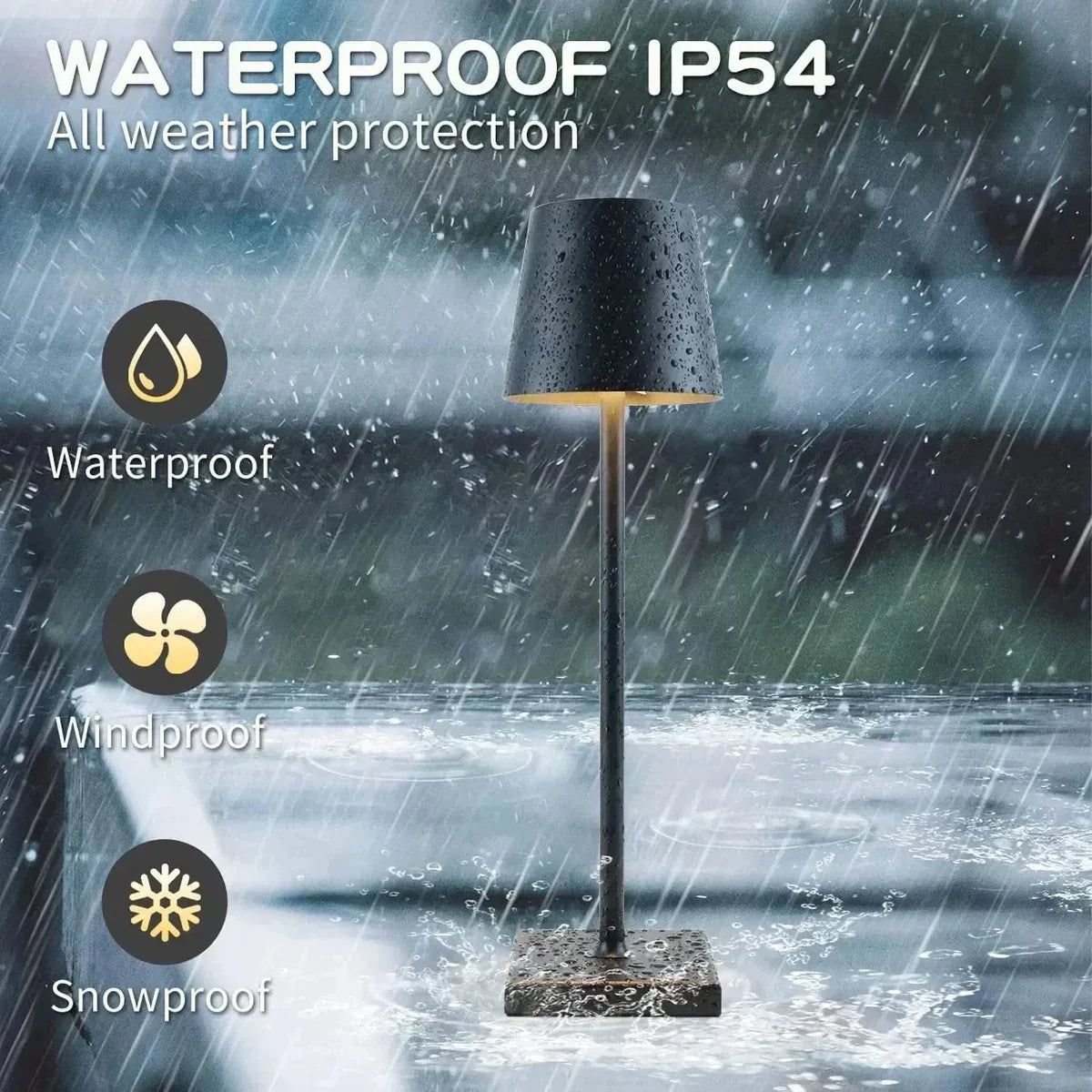 LumiNova - Lampe de table en aluminium réglable pour la maison