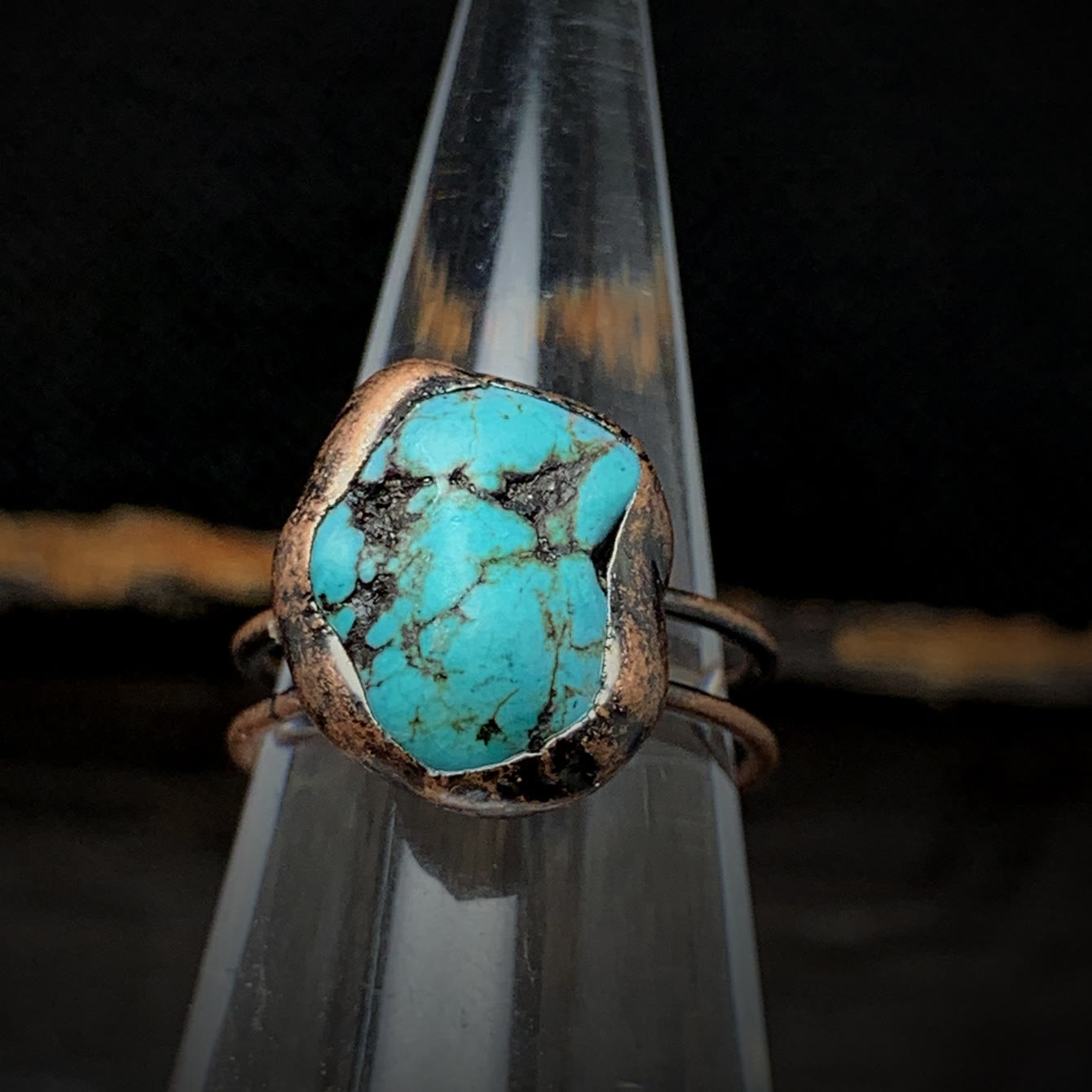Selina - Bague pierre de naissance naturelle brute réglable