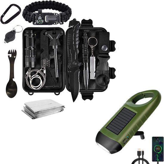 SurvivorX - Kit Survie Ultime 15-en-1