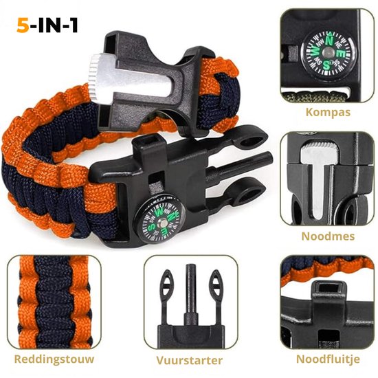 SurvivorGo - Kit d'Urgence Tout-en-Un Toute Situation