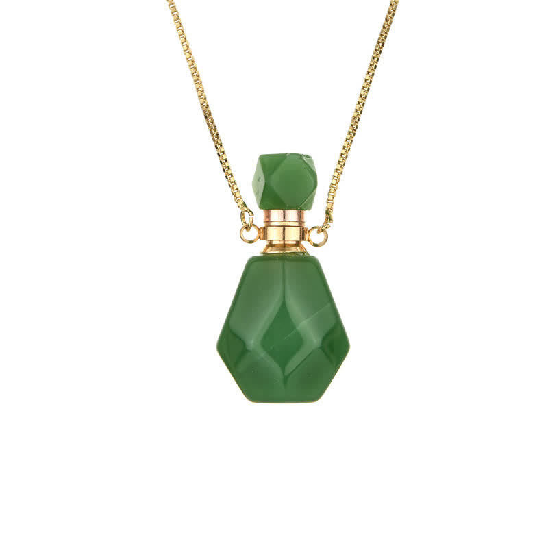 Iris - Collier flacon de parfum en cristal